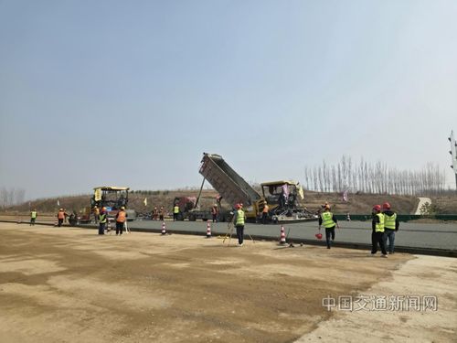 京哈高速九門口復線河北段項目邁入路面施工新階段